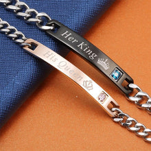 Laden Sie das Bild in den Galerie-Viewer, Liebespaar-Armband aus Titan-Stahl