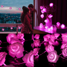 Laden Sie das Bild in den Galerie-Viewer, Rose Blume Lichterkette