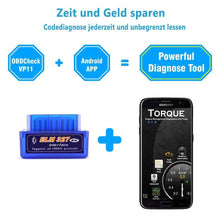 Laden Sie das Bild in den Galerie-Viewer, Auto Arzt OBDII ELM327 Bluetooth-Auto-Detektor