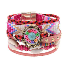 Laden Sie das Bild in den Galerie-Viewer, Böhmisches Feiertagsweites Armband