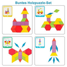 Laden Sie das Bild in den Galerie-Viewer, 155 Stück Holzpuzzle-Set