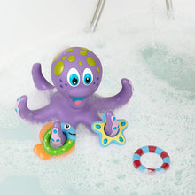 Laden Sie das Bild in den Galerie-Viewer, Kinder Octopus Badespielzeug mit 5 Ringen