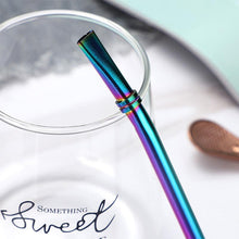 Laden Sie das Bild in den Galerie-Viewer, Kaffeelöffel Edelstahl Trinkhalm