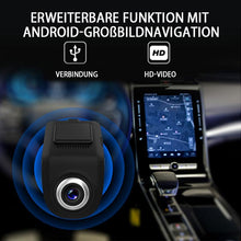 Laden Sie das Bild in den Galerie-Viewer, Versteckte Navigation USB-Laufrekorder