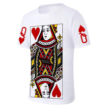 Laden Sie das Bild in den Galerie-Viewer, Sommer 3D Poker lose T-Shirt