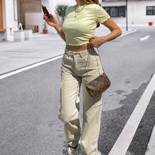 Laden Sie das Bild in den Galerie-Viewer, Lässige Jeans mit geradem Bein