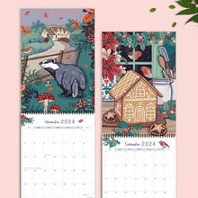 Laden Sie das Bild in den Galerie-Viewer, 🗓️2024 Natur und Tierwelt Kunst Wandkalender🗓️