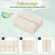 Laden Sie das Bild in den Galerie-Viewer, 💊Tragbare magnetische Pillendose mit 7 Fächern