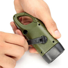 Laden Sie das Bild in den Galerie-Viewer, Handkurbel Solarbetriebene Taschenlampe