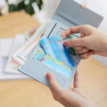 Laden Sie das Bild in den Galerie-Viewer, Blatt dreifach gefaltete kurze Brieftasche