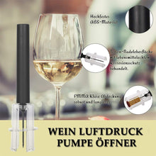 Laden Sie das Bild in den Galerie-Viewer, Luftdruck Pumpe Weinöffner