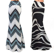 Laden Sie das Bild in den Galerie-Viewer, Damen Sommer Langer Rock