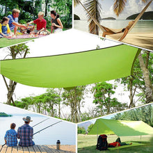 Laden Sie das Bild in den Galerie-Viewer, Markise Sonnenschutz Regenschutz Strand Camping Picknick Pad Feuchtigkeitsschutzmatte (nur Zelt, Unterstützung nicht enthalten)