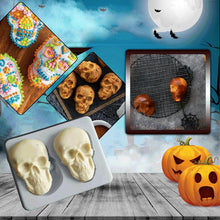 Laden Sie das Bild in den Galerie-Viewer, 3D Schädel Kuchenform