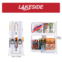 Laden Sie das Bild in den Galerie-Viewer, LAKESIDEâ„?Rotierender Gewürzregal-Organisator