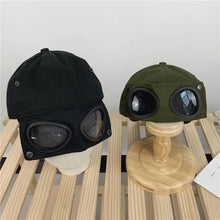 Laden Sie das Bild in den Galerie-Viewer, Pilot Brille Baseball Kappe
