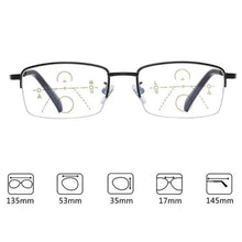 Laden Sie das Bild in den Galerie-Viewer, Titanium progressive Dual-Use-Lesebrille für nah und fern