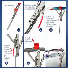 Laden Sie das Bild in den Galerie-Viewer, Automatischer Feder-Angelrutenhalter