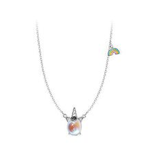 Laden Sie das Bild in den Galerie-Viewer, Einhornförmiger  Schmuck Armband Ohrring Halskette Ring