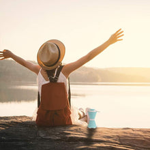 Laden Sie das Bild in den Galerie-Viewer, Outdoor Silikon Faltbare Wasserflasche