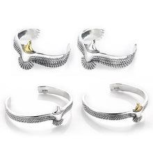 Laden Sie das Bild in den Galerie-Viewer, Silber Adler Manschette Armband