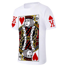 Laden Sie das Bild in den Galerie-Viewer, Sommer 3D Poker lose T-Shirt