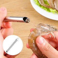 Laden Sie das Bild in den Galerie-Viewer, Multifunktionaler Garnelenfadenschneider aus Edelstahl
