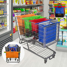 Laden Sie das Bild in den Galerie-Viewer, Supermarkt-Trolley-Einkaufstasche Thermotasche, 4 Stk