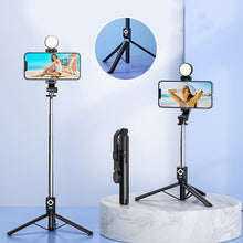 Laden Sie das Bild in den Galerie-Viewer, (🔥Schlussverkauf🔥)Selfie-Stick mit LED-Aufhelllicht