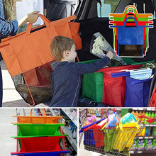 Laden Sie das Bild in den Galerie-Viewer, Supermarkt-Trolley-Einkaufstasche Thermotasche, 4 Stk