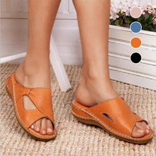 Laden Sie das Bild in den Galerie-Viewer, Lässige Damen-Slip Toe Sandalen