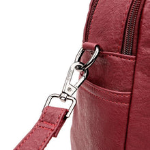 Laden Sie das Bild in den Galerie-Viewer, Mode Leder Mehrzweck Rucksack Schulter Handtasche