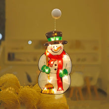 Laden Sie das Bild in den Galerie-Viewer, Weihnachten Fenster Dekorative Saugnapf Lichter