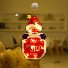 Laden Sie das Bild in den Galerie-Viewer, Weihnachten Fenster Dekorative Saugnapf Lichter