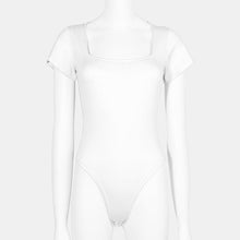 Laden Sie das Bild in den Galerie-Viewer, Ärmelloser Damen-Bodysuit mit eckigem Ausschnitt