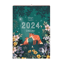 Laden Sie das Bild in den Galerie-Viewer, 🗓️2024 Natur und Tierwelt Kunst Wandkalender🗓️