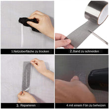 Laden Sie das Bild in den Galerie-Viewer, Reparatur für Fliegergitter, Terrassetür, Reparatur Fiberglas Stoff Masche Band oder Patch