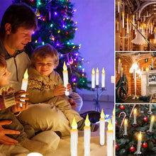 Laden Sie das Bild in den Galerie-Viewer, 🪄🕯️Fantasiekerze mit Zauberstab-Fernbedienung