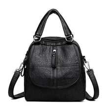 Laden Sie das Bild in den Galerie-Viewer, Mode Leder Mehrzweck Rucksack Schulter Handtasche